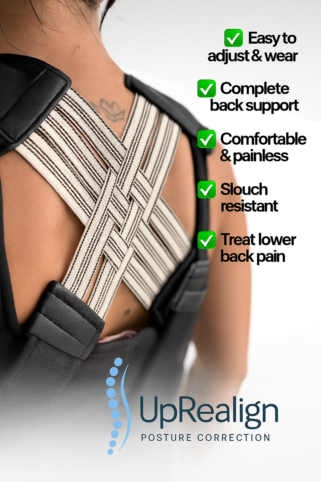 Back Posture Corrector by UpRealign